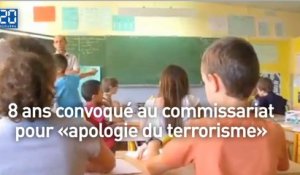 Un enfant de 8 ans au commissariat pour «apologie du terrorisme»