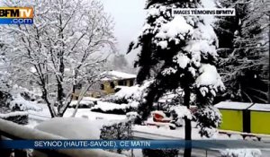 Des Alpes aux Pyrénées la neige a recouvert les massifs