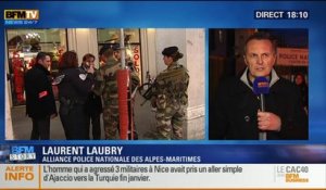 BFM Story: Trois militaires en faction ont été agressés à Nice - 03/02