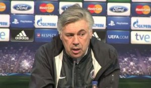 Foot - Ligue des Champions - PSG : Ancelotti, «Il n'y a pas de favori. La qualification est ouverte»