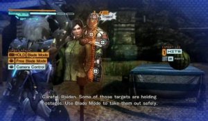 Extrait / Gameplay - Metal Gear Rising: Revengeance (Vidéo de Gameplay avec Raiden)