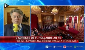 Collard sur Hollande : "il est resté dans un régiment de mots