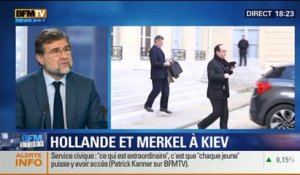 BFM Story: Hollande et Merkel se rendent à Kiev pour présenter un plan de paix - 05/02
