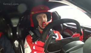 Interview insolite à bord d’une LaFerrari FXX K pour Sebastian Vettel
