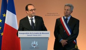 Discours d'inauguration de la mairie de Masseret