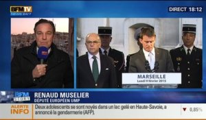 BFM Story: Manuel Valls à Marseille: "Les tirs de kalachnikov sont inacceptables" - 09/02