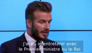 David Beckham s'engage pour les enfants défavorisés