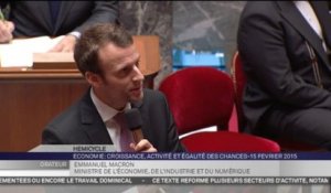 Emmanuel Macron : "C'était mon premier texte..."