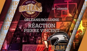 Réaction de Pierre Vincent - J21 - Orléans reçoit Boulogne-sur-Mer