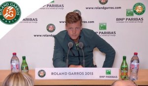 Conférence de presse Tomas Berdych Roland-Garros 2015 / 2ème Tour