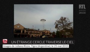 Un étrange cercle de fumée dans le ciel argentin