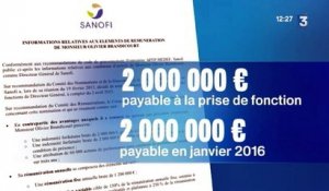 Sanofi : le nouveau directeur général va percevoir un bonus de 4 millions d'euros