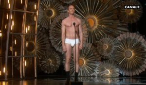 Oscars 2015: Neil Patrick Harris en slip sur scène - ZAPPING PEOPLE DU 23/02/2015