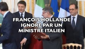 François Hollande ignoré par un ministre italien