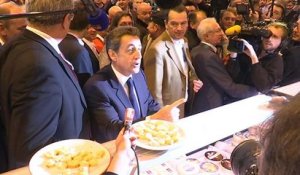 Nicolas Sarkozy et François Fillon au Salon de l'agriculture ce mercredi