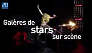 Chutes, fails... Galères de stars sur scène