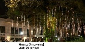 Marion Cotillard proclame "l'appel de Manille" aux Philippines