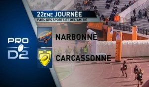 Narbonne – Carcassonne : 33-20 - J22 - Saison 2014-2015