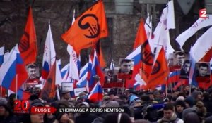 Moscou : une marche en hommage à Boris Nemtsov