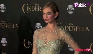 Exclu Vidéo : Lily James et Cate Blanchett : Des princesses sur le tapis rouge de ‘Cinderella’ à Los Angeles