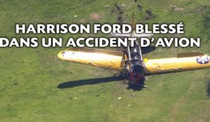 Harrison Ford blessé dans un accident d'avion