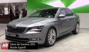 Nouvelle Skoda Superb - Salon de Genève 2015 : présentation vidéo live