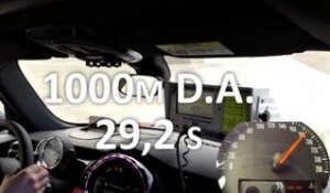 1000 m départ arrêté en Mini Cooper SD
