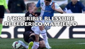 L'horrible blessure de Federico Mattiello en Italie