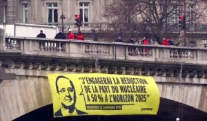 Nucléaire: Greenpeace rappelle à Hollande ses promesses