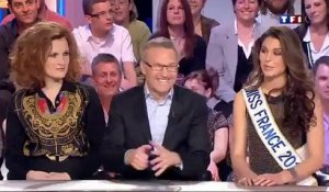 Miss France embrasse Armelle sur TF1