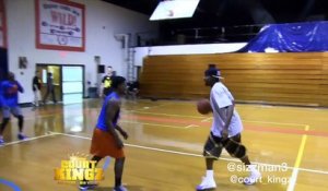 Comment ridiculiser un défenseur en match de Basket-ball... Double fail!