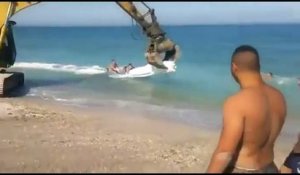 Comment s'amuser avec un Bulldozer sur la plage