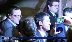 Manuel Valls en campagne pour les départementales