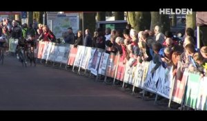 Chute de la cycliste Loren Rowney (Tour de Drenthe)