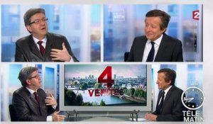 Les 4 Vérités - Jean-Luc Mélenchon prédit un "désastre" économique