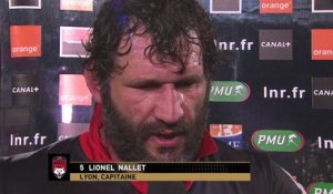 TOP14 - Lyon-Toulon: Interview Lionel Nallet (LYO) - Saison 2014/2015