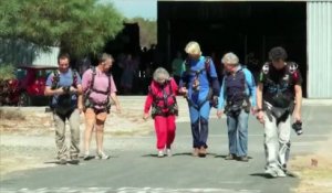 Afrique du Sud : Un saut en parachute pour ses cent ans