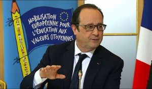 Allocution lors de la réunion des ministres européens de l'Education