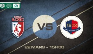 Dimanche 22 mars à 15h00 - Lille LOSC - SM Caen - 8èmes de Finale Coupe Gambardella