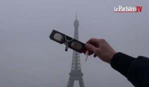 Eclipse solaire : à Paris, le spectacle gâché par les nuages