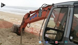 Lacanau : l'érosion marine menace le littoral aquitain