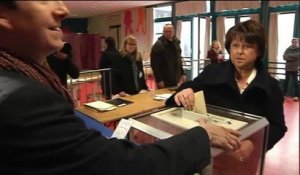 Départementales 2015 : Martine Aubry a voté à Lille