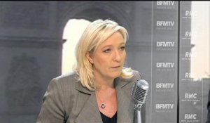 Départementales: "Le score de 25 % est un triomphe pour le Front national", estime Marine Le Pen