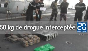 150 kg de drogue interceptée aux Antilles