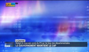 Le gouvernement maintient le cap