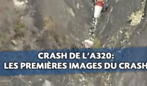 Crash de l'A320: Les premières images du site du crash