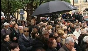 Des foules immenses aux obsèques  de Camille Muffat et d'Alexis Vastine