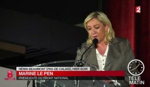 Départementales 2015 : Marine Le Pen en meeting à Hénin-Baumont