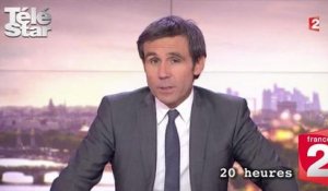 20 heures France 2 - David Pujadas annonce par erreur la diffusion des derniers épisodes de la série "Les témoins" - Mercredi 25 mars 2015