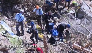 Crash de l'A320 : les premières images tournées au sol